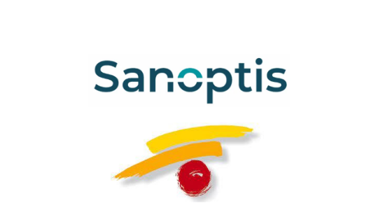 Logo Augenarztpraxis und Sanoptis AG
